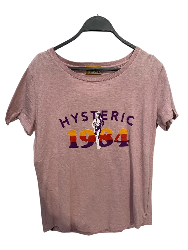 Affordable Women's Clothing HYSTERIC GLAMOUR/T-Shirt/FREE/Pink/Cotton/Graphic/01232CT06