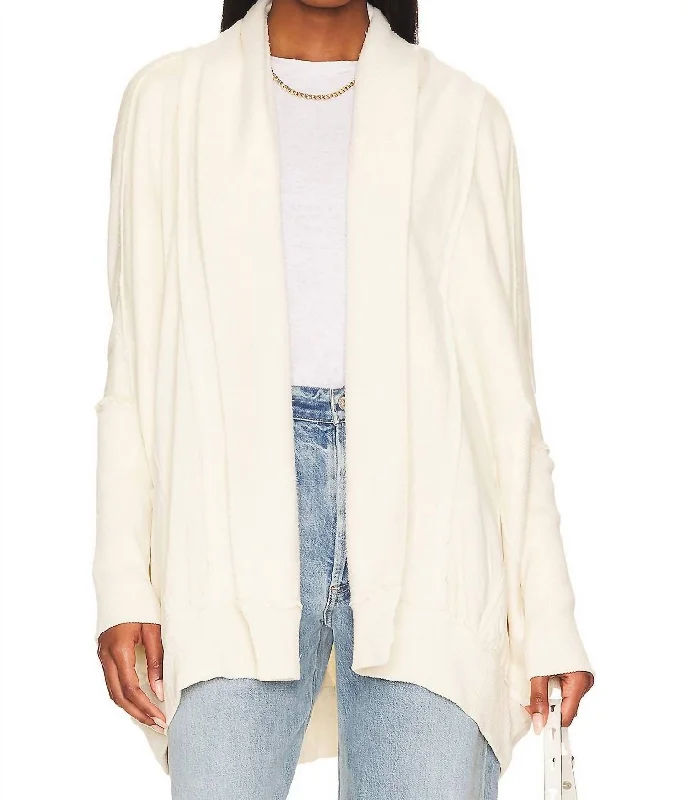 Women's Vintage Attire Monday-Friday Cardigan In Nilla Cream