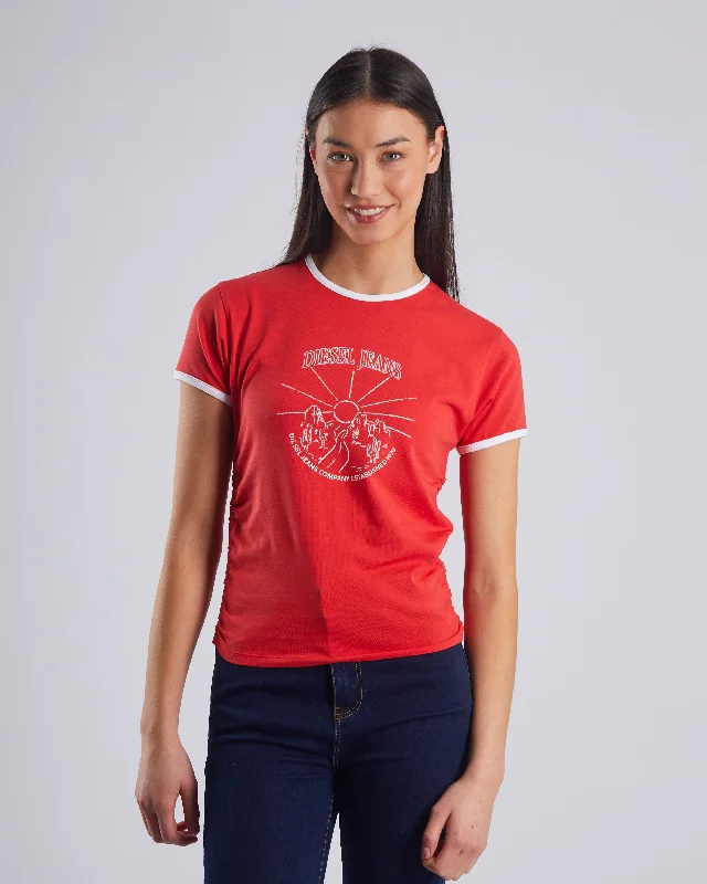 Women's Travel Apparel Priscilla Tee Pepper Red