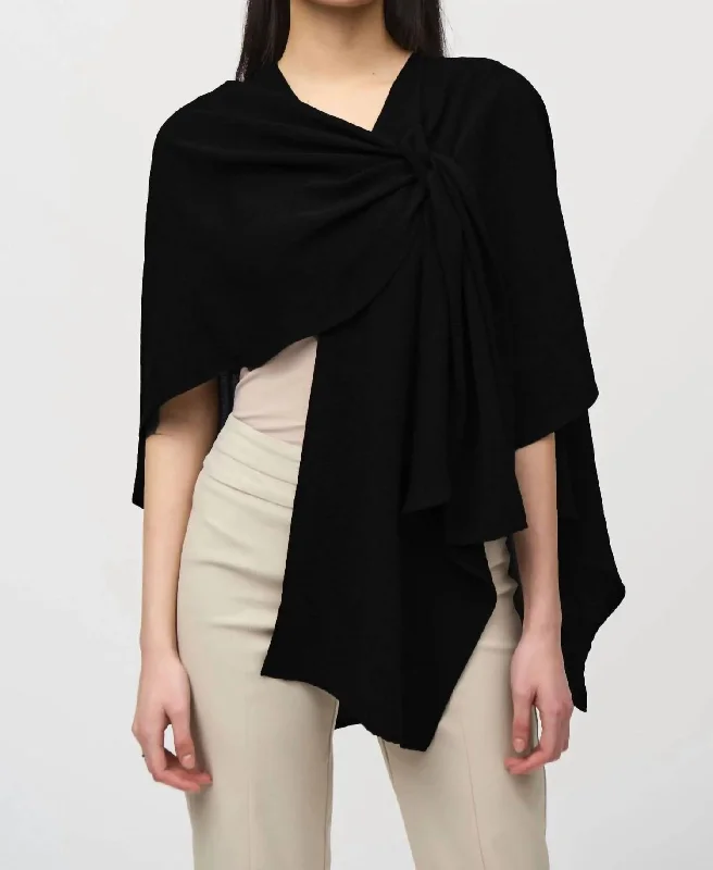 Women's Trendy Outfits Gauze Cover Up In Black